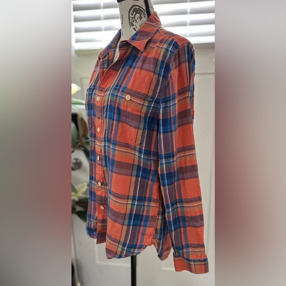 ✨ Lucky Brand Men’s Plaid Shirt – 100% Cotton, Size Small ✨ - Picture 3 of 13